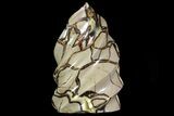 Polished Septarian Twist Sculpture - (Special Price) #71382-2